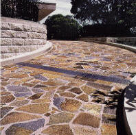 Random Porphyry Stone Driveway